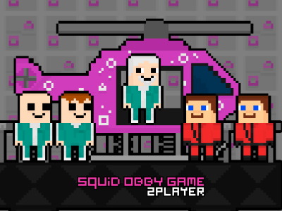 Squid Obby Game 2Player background