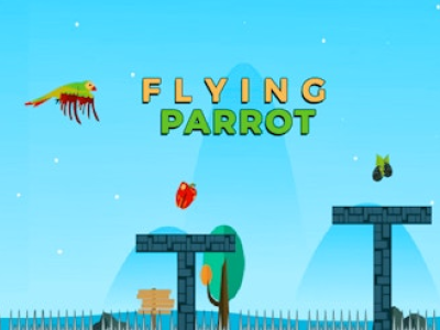 Flying Parrot background
