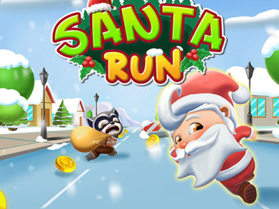 Santa Run background