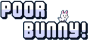 Poor Bunny Game logo